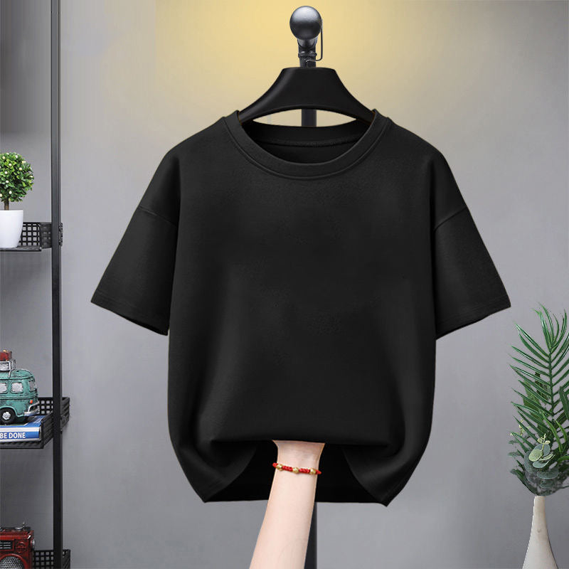 Minimalist Summer Unisex Kids' T-Shirt, Ages 3-14 | Color: Black | Image 1
