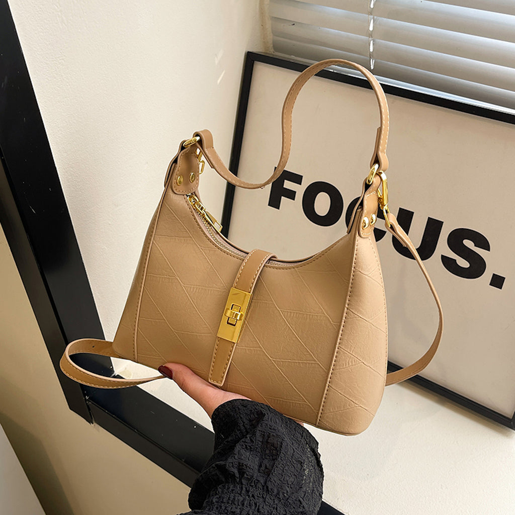 Modern Chic All-Season PU/Artificial Leather/Microfiber Leather Women's Handbags Other Bags | Color: Khaki | Image 1