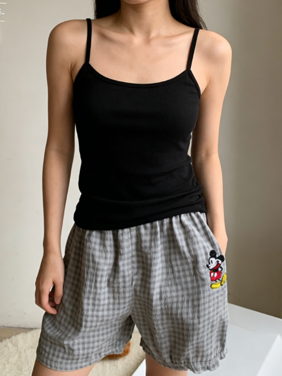 Sweet Feminine Summer 2 Pcs Women 's Sleeveless Sleep Set | Color: Style 1 | Image 3