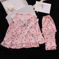 All-Season Sweet & Cute Autumn 2-Piece Girls' Pajama Set, Ages 2-13 | Color: Style 1 | Image 1