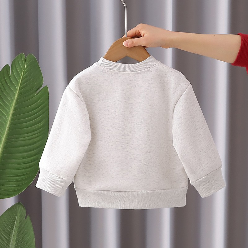 Sweet & Cute Winter Girls' Sweatshirt, Ages 2-7 | Color: Grey | Image 2