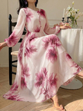 Elegant All-Season A-Line Dress | Color: Light Pink | Image 1