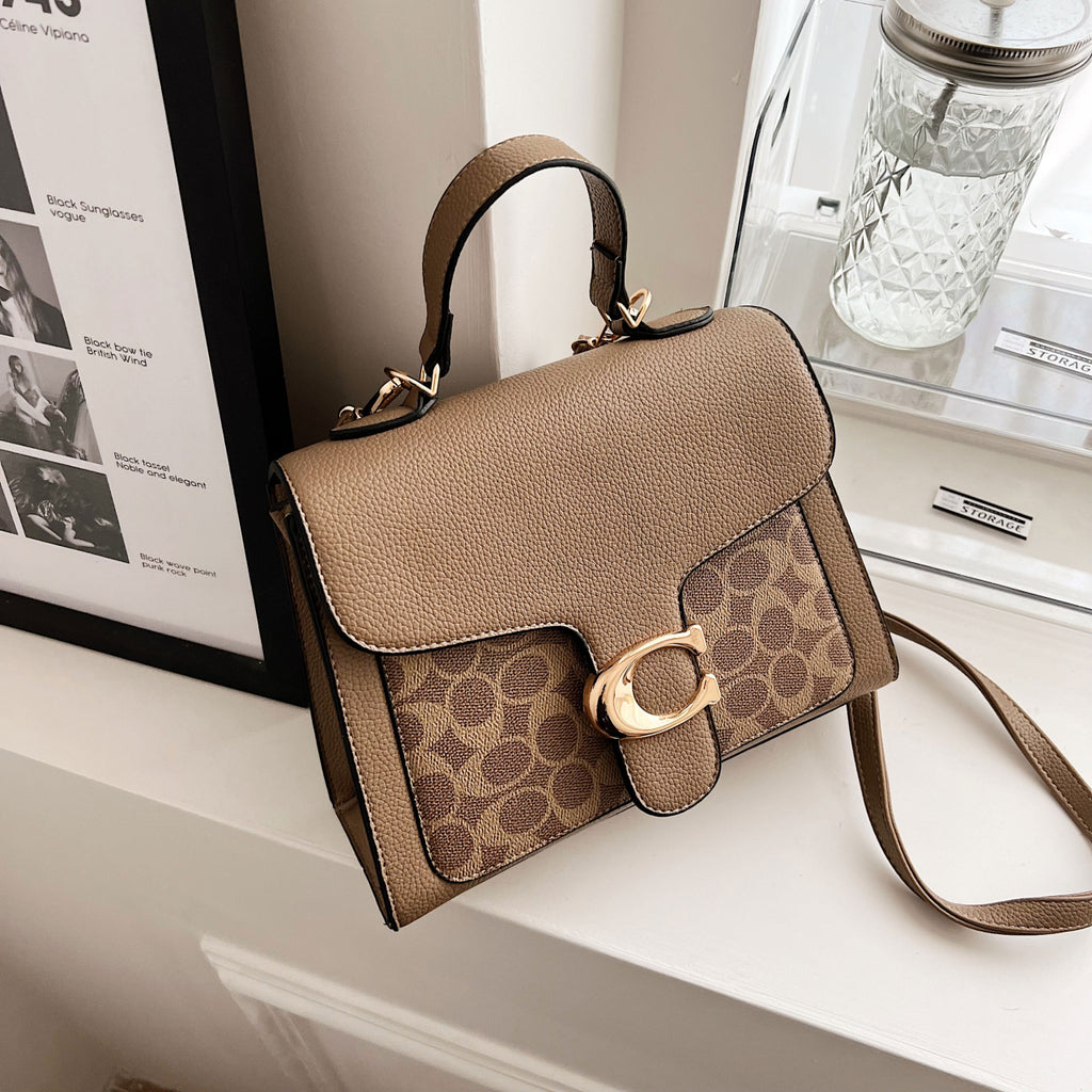 Modern Chic All-Season PU/Artificial Leather/Microfiber Leather Women's Crossbody Bags Other Bags | Color: Khaki | Image 2
