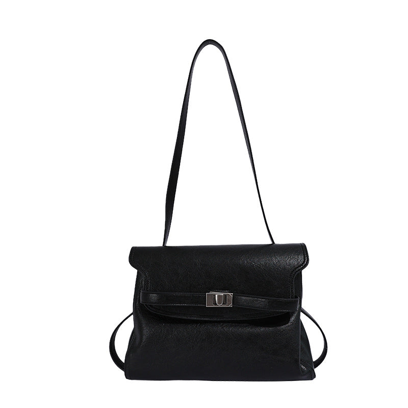 Modern Chic All-Season PU/Artificial Leather/Microfiber Leather Women's Crossbody Bags Other Bags | Color: Black | Image 2
