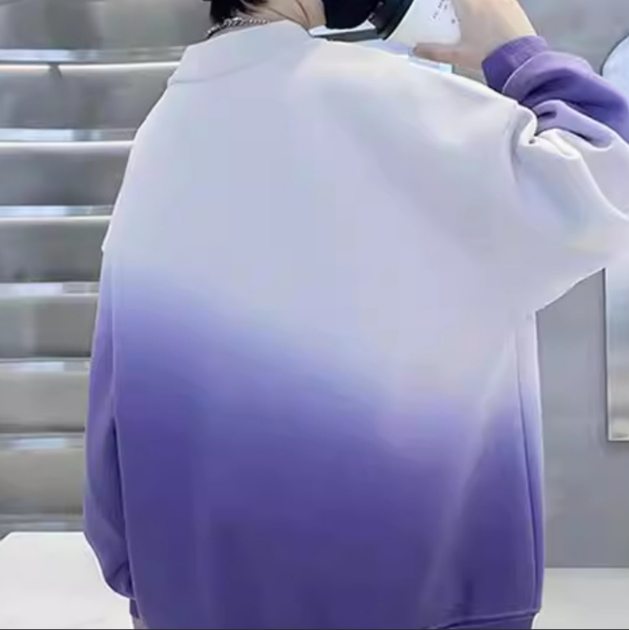 Minimalist Spring Boys' Sweatshirt, Ages 4-14 | Color: Purple | Image 2