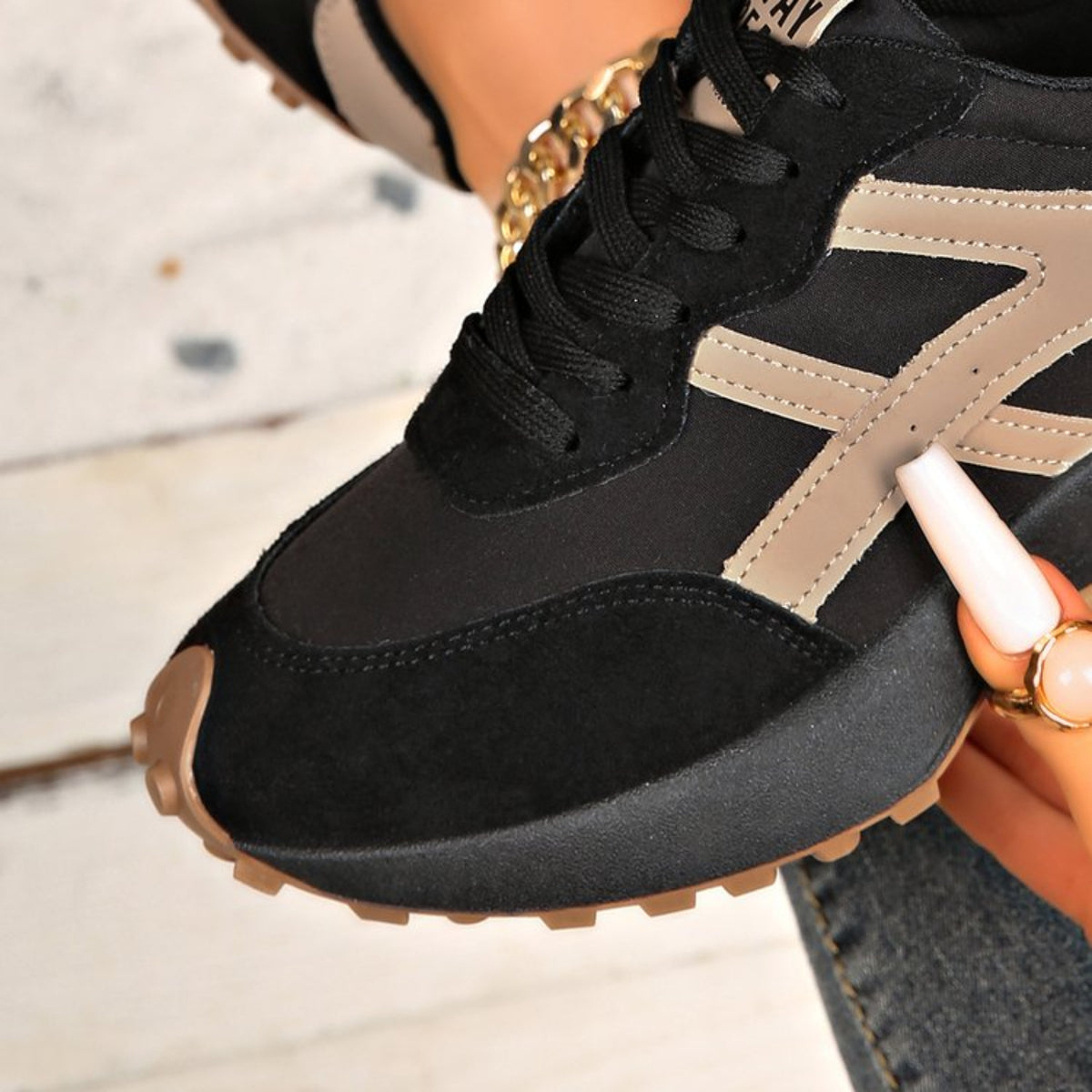 Modern Chic All-Season Others Women's Fashion Sneaker | Color: Style 1 | Image 3