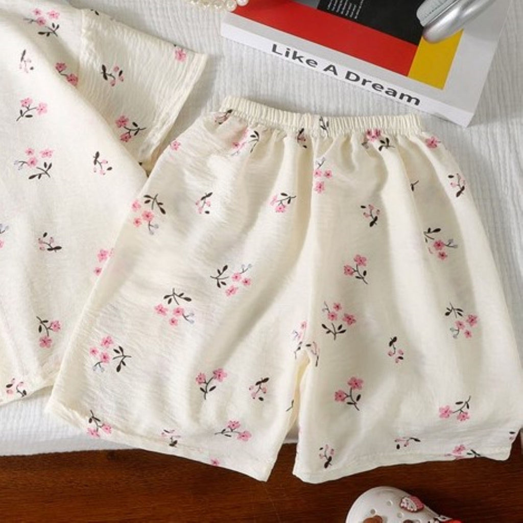 Minimalist Summer 2-Piece Unisex Kids' Pajama Set, Ages 2-9 | Color: Style 2 | Image 2