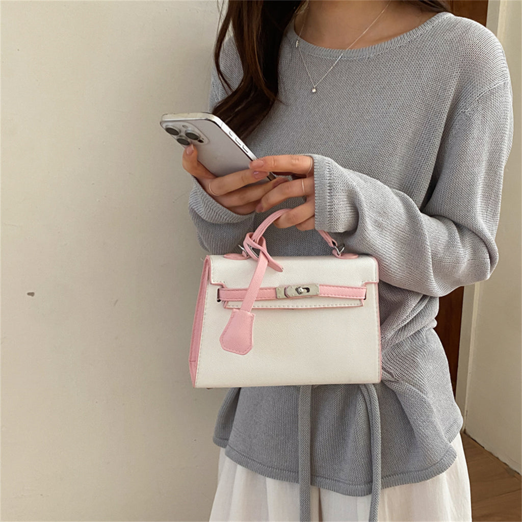 Modern Chic All-Season PU/Artificial Leather/Microfiber Leather Women's Handbags Other Bags | Color: Light Pink | Image 3