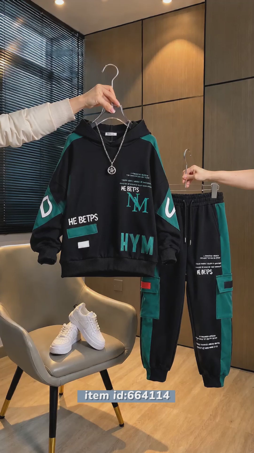 Casual Sporty Spring 2-Piece Boys' Pants Suit, Ages 4-13 | Product video | goods_id:664114 | source:3db7cef0c4f7442b95bc0384bcd91af8.mp4