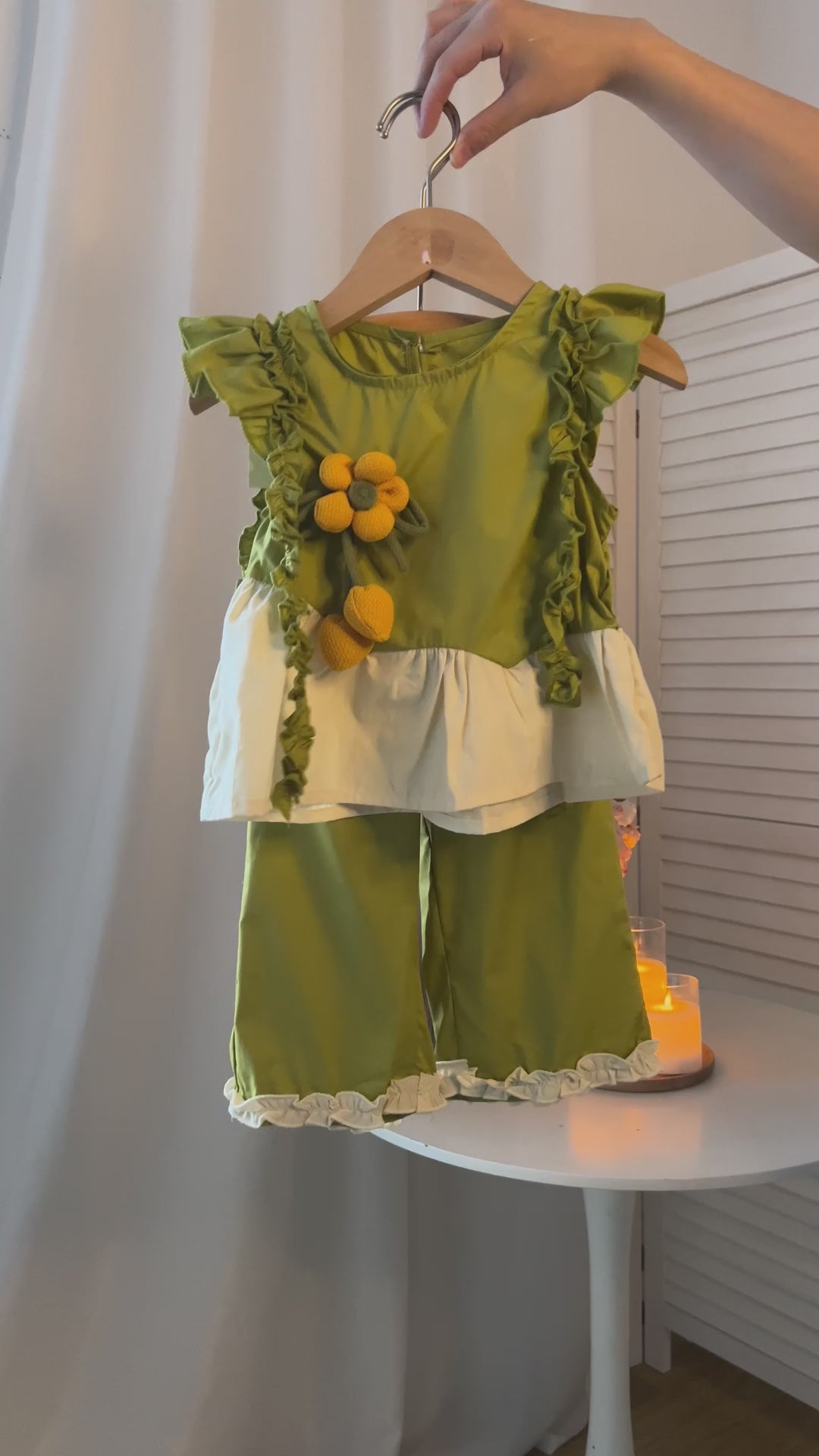 Casual Sporty Summer 2-Piece Girls' Pants Suit, Ages 2-9 | Product video | goods_id:756866 | source:f0e1515e2594409d97cfd72d3f8e0fb2.mp4