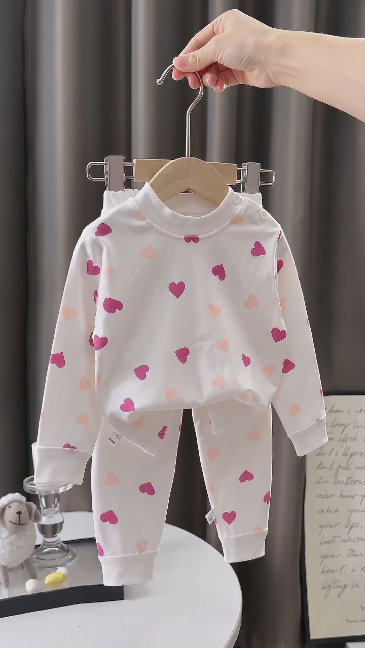 Minimalist Spring 2-Piece Unisex Kids' Pajama Set, Ages 2-7 | Product video | goods_id:812376 | source:c73196a3b85241a5bea83f6b88a6a74a.mp4