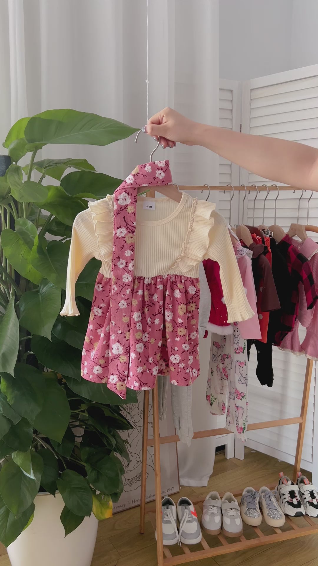 Elegant Autumn 2-Piece Baby Girls' Dress, Ages 0-24 Months | Product video | goods_id:963137 | source:964e7c41a42a4b479498924316e1fdad.mp4