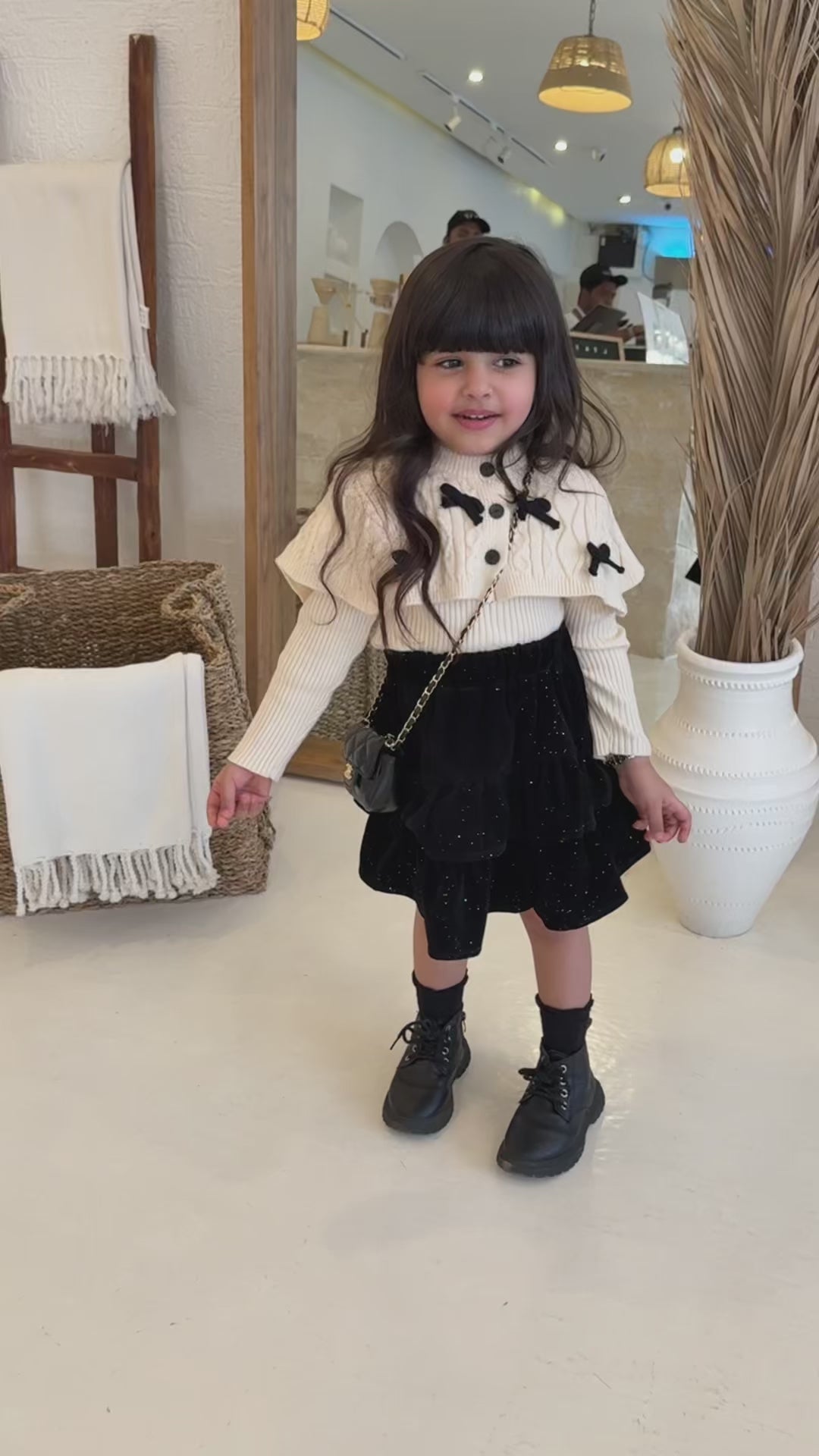 Elegant Winter 2-Piece Girls' Dress Suit, Ages 2-9 | Product video | goods_id:795159 | source:763c63be8654445fb019d4e0f4930fb1.mp4